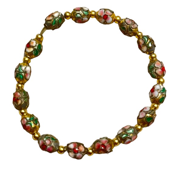 Unbranded Jewelry - Vintage Cloisonne Beaded Stretch bracelet